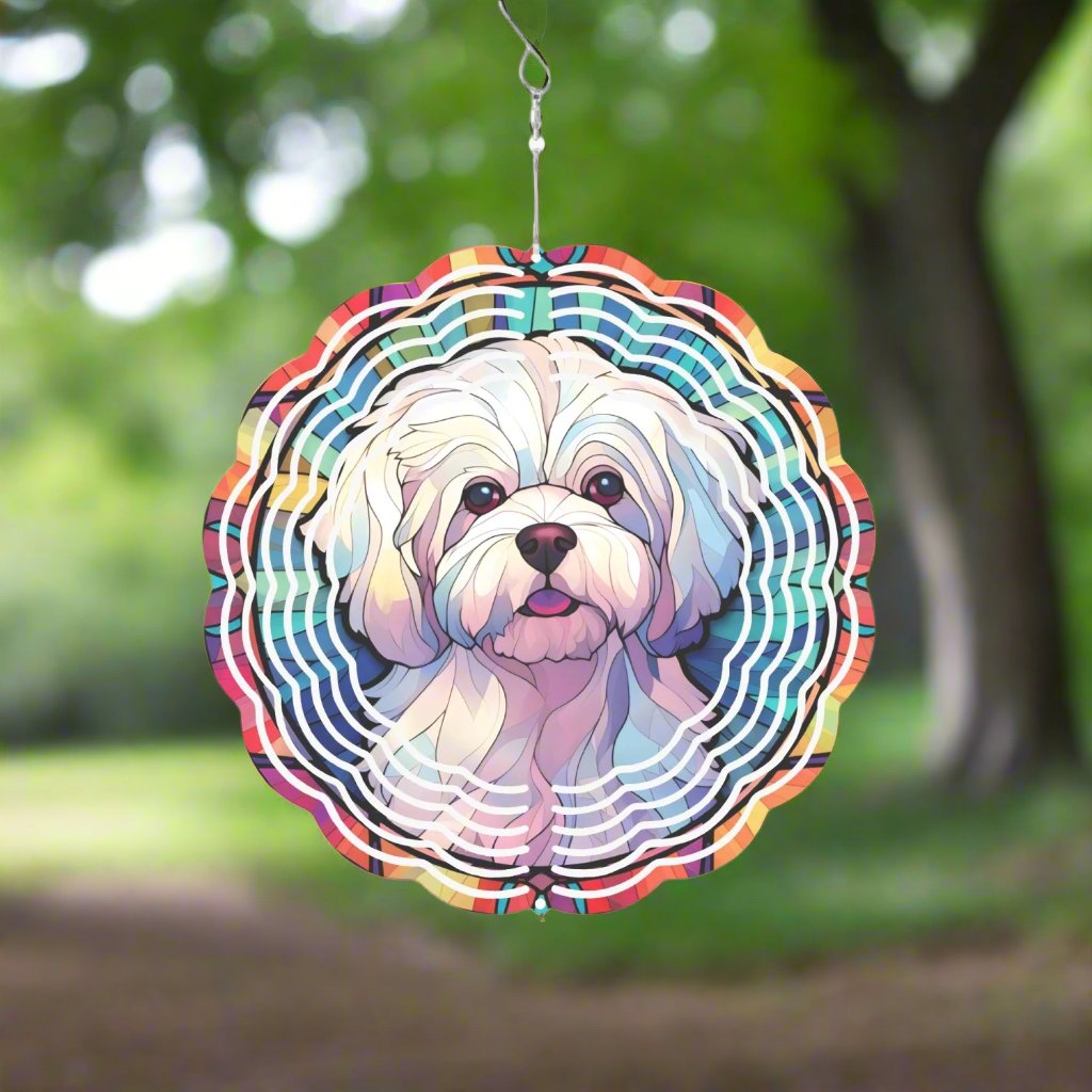 Maltese Flower Wind Spinner - Kim’s Signature Beauty & Accessories (Store description)