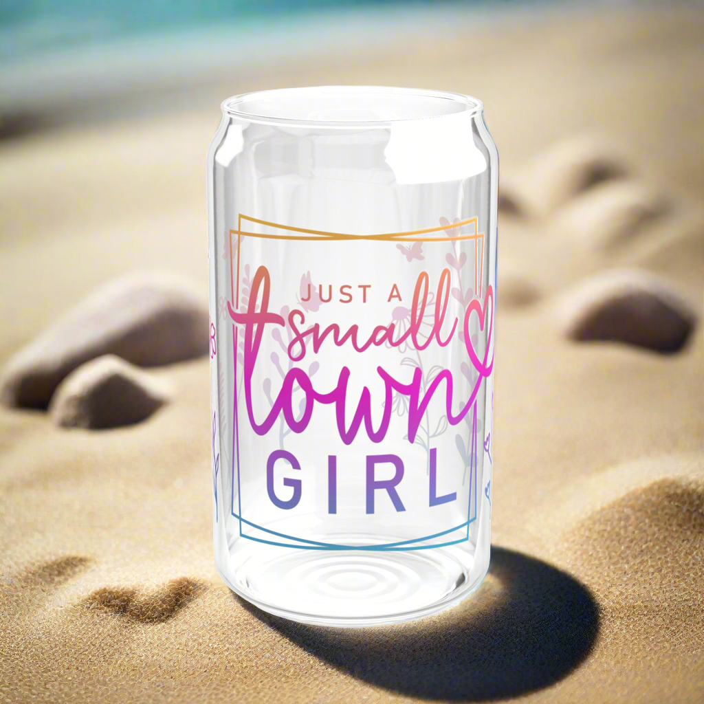 Small Town Girl | Sipper Glass, 16oz - Kim’s Signature Beauty & Accessories