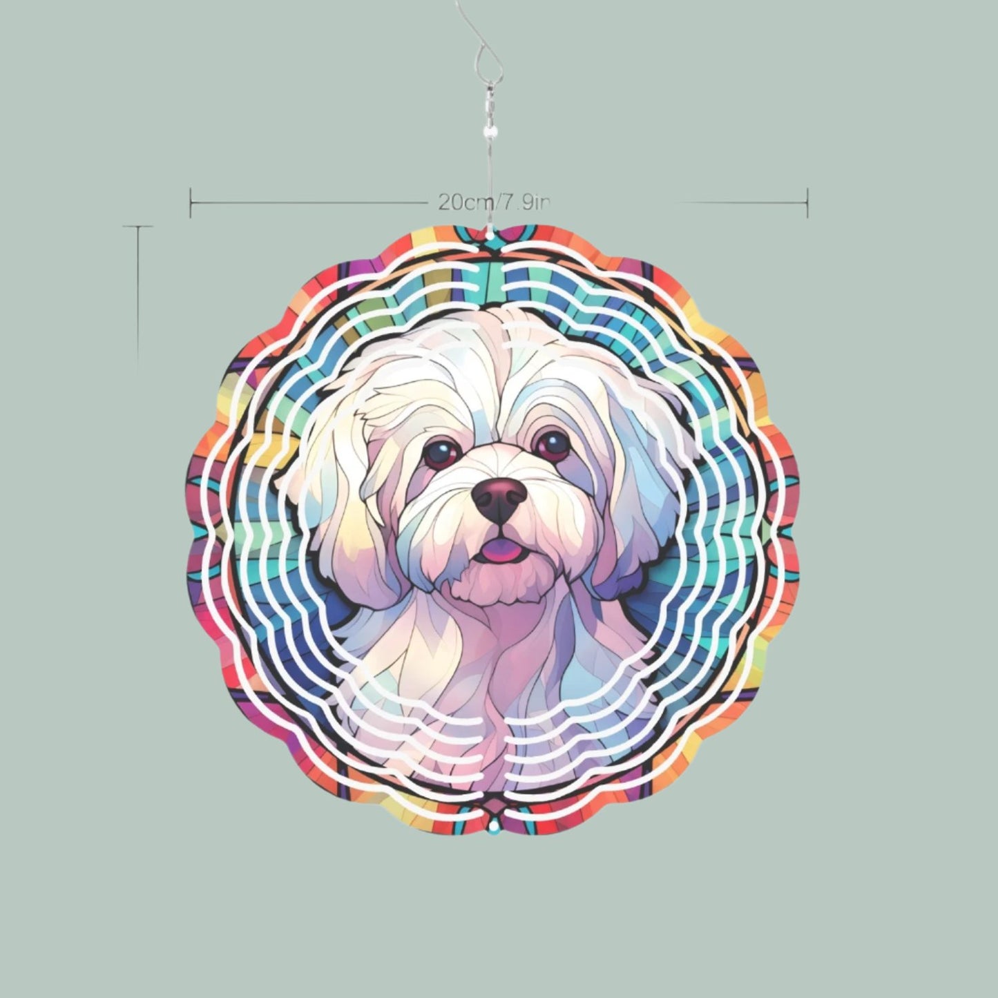 Maltese Flower Wind Spinner - Kim’s Signature Beauty & Accessories (Store description)