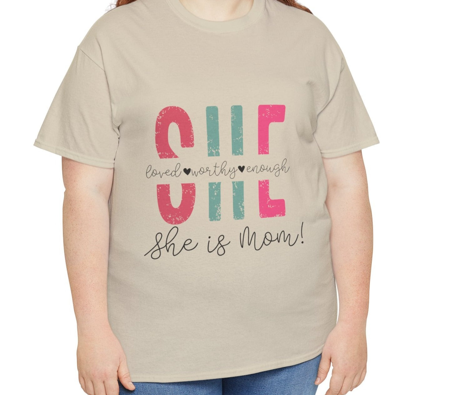 She is | Cotton Tee - Kim’s Signature Beauty & Accessories (Store description)