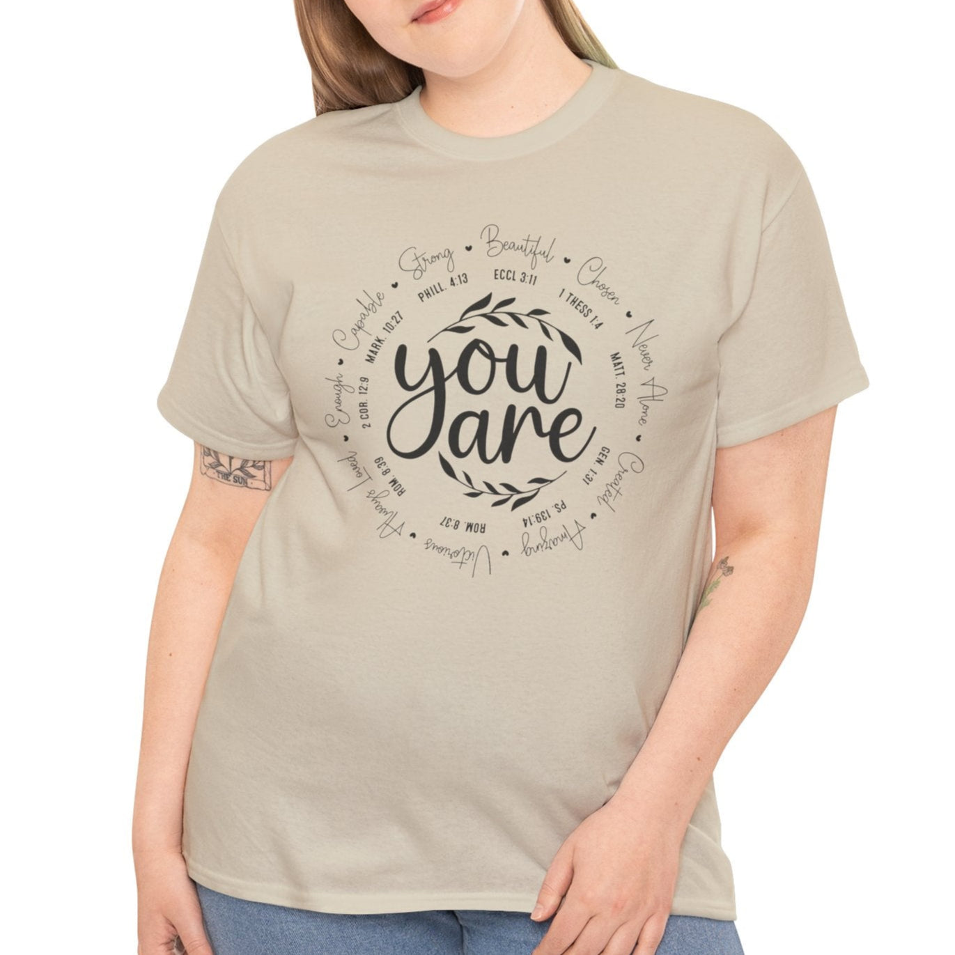 You Are...Scripture Tee - Kim’s Signature Beauty & Accessories (Store description)