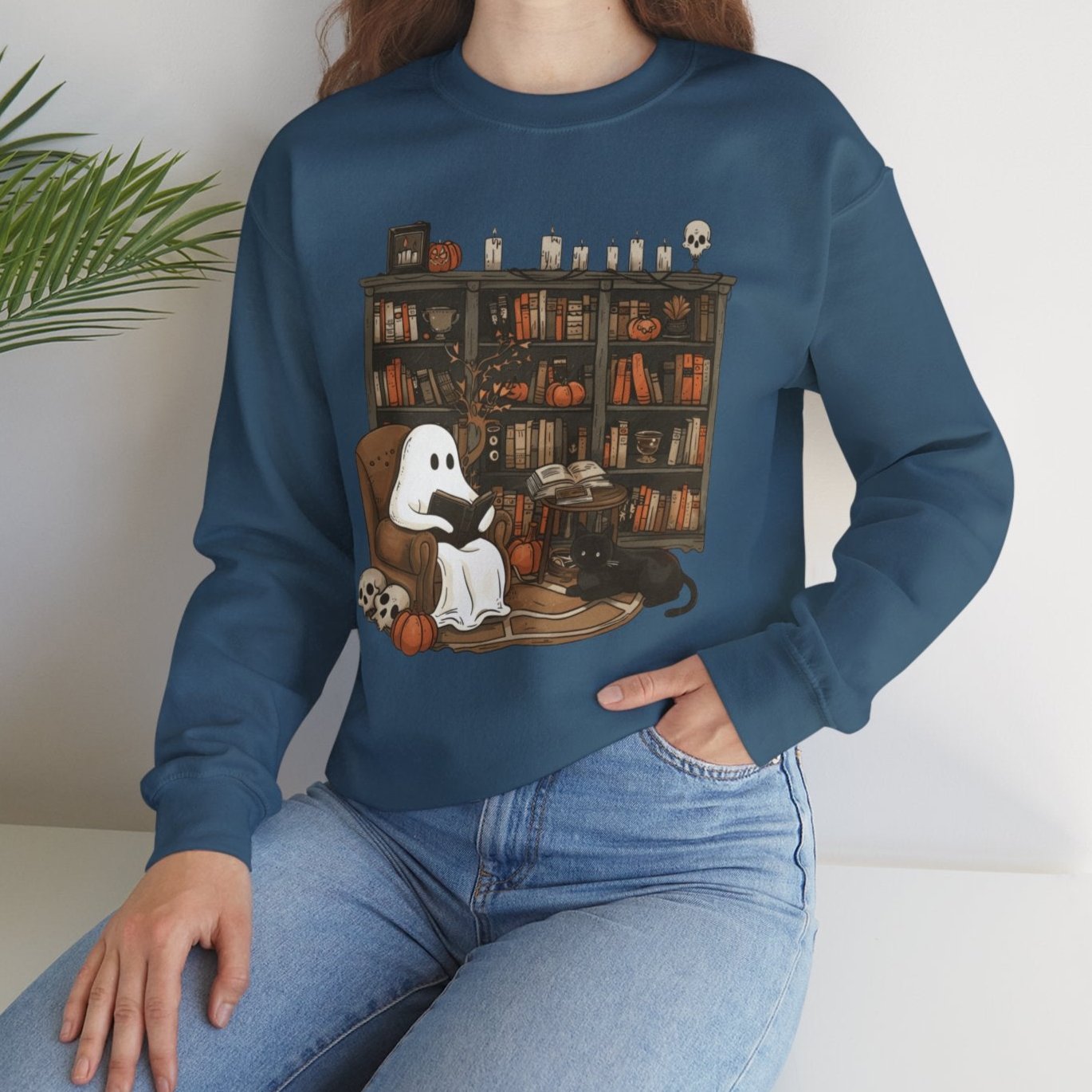 Spooky Reads & Cozy Vibes Sweatshirt - Kim’s Signature Beauty & Accessories