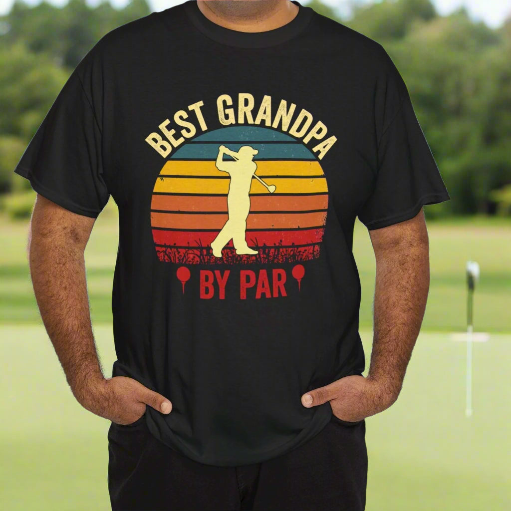Best Grandpa by Par – Funny Golf Lover Grandpa Tee