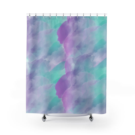 Purple & Green | Shower Curtain - Kim’s Signature Beauty & Accessories