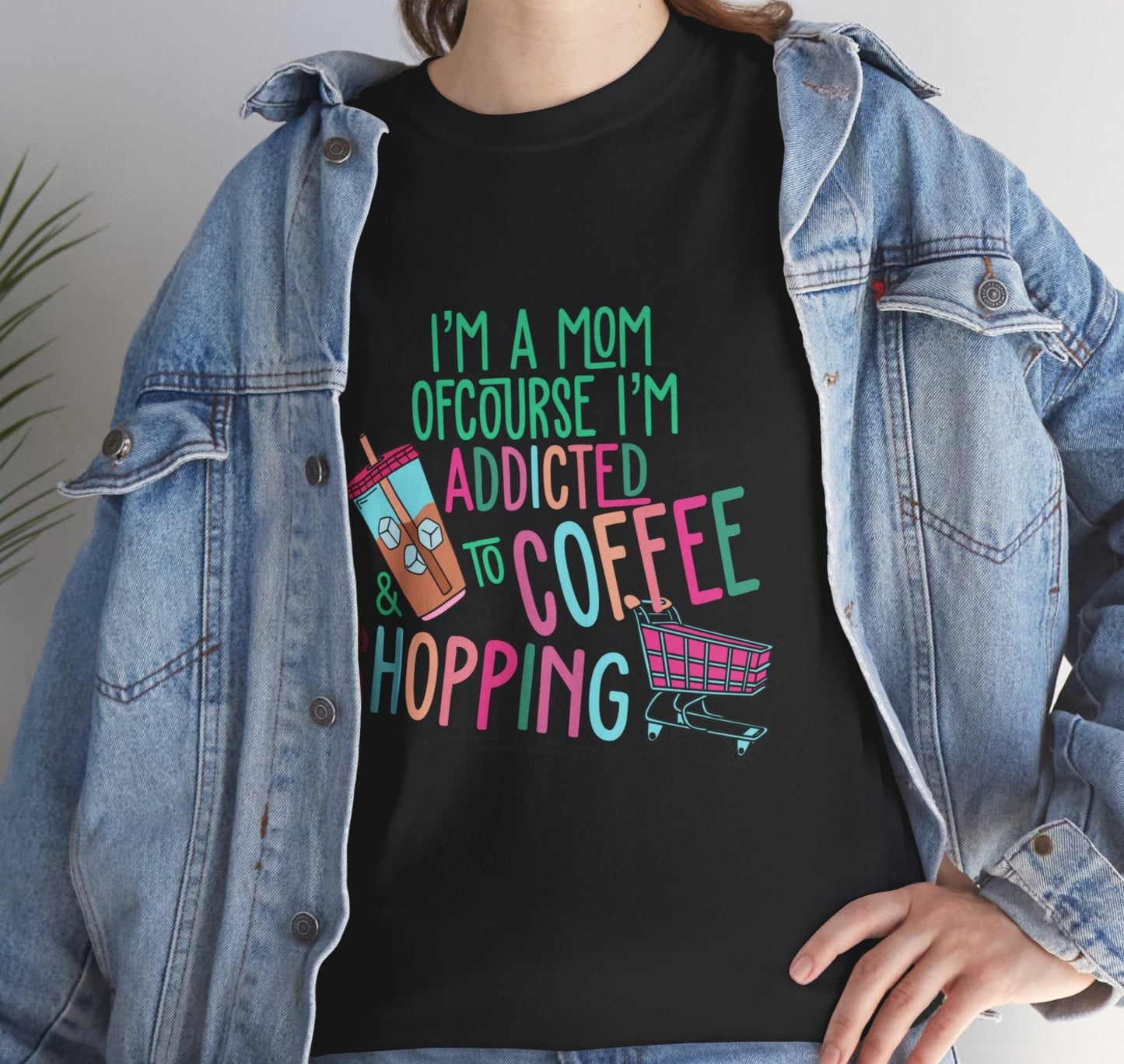 Addicted to Coffee | Cotton Tee - Kim’s Signature Beauty & Accessories (Store description)