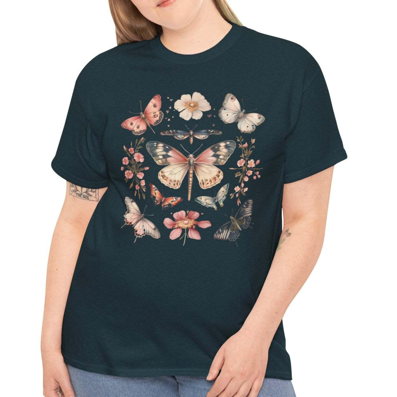 Fluttering Grace Butterfly Garden Tee - Kim’s Signature Beauty & Accessories