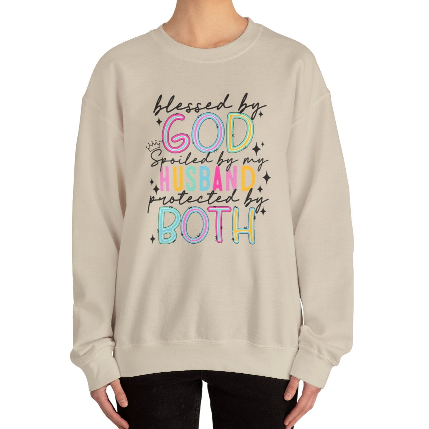 Faith, Love, and Protection Sweatshirt - Kim’s Signature Beauty & Accessories (Store description)
