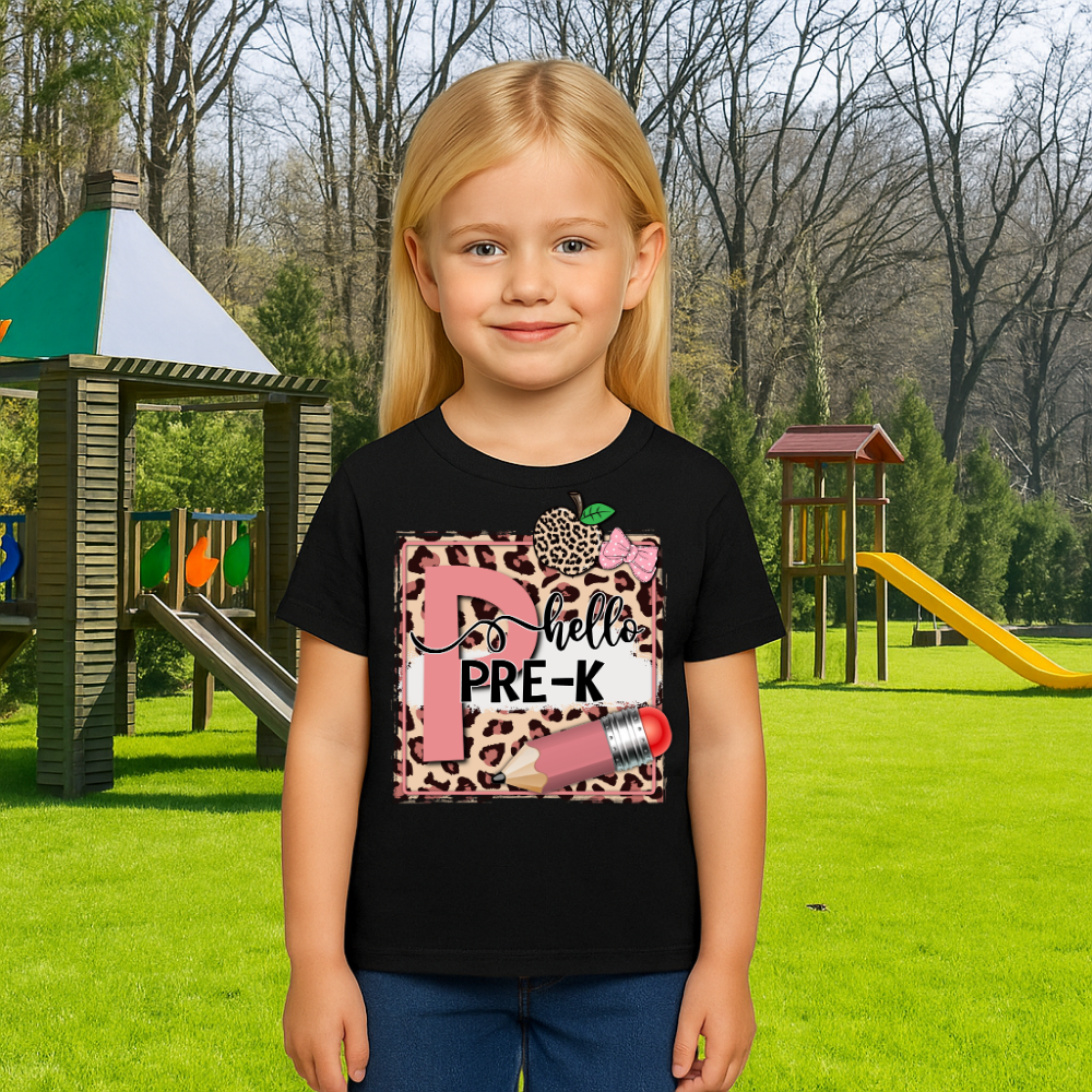 Hello Pre- K Youth Tee - Kim’s Signature Beauty & Accessories (Store description)