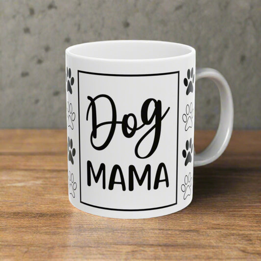 Dog Mama Puppy Paw 11oz Mug - Kim’s Signature Beauty & Accessories