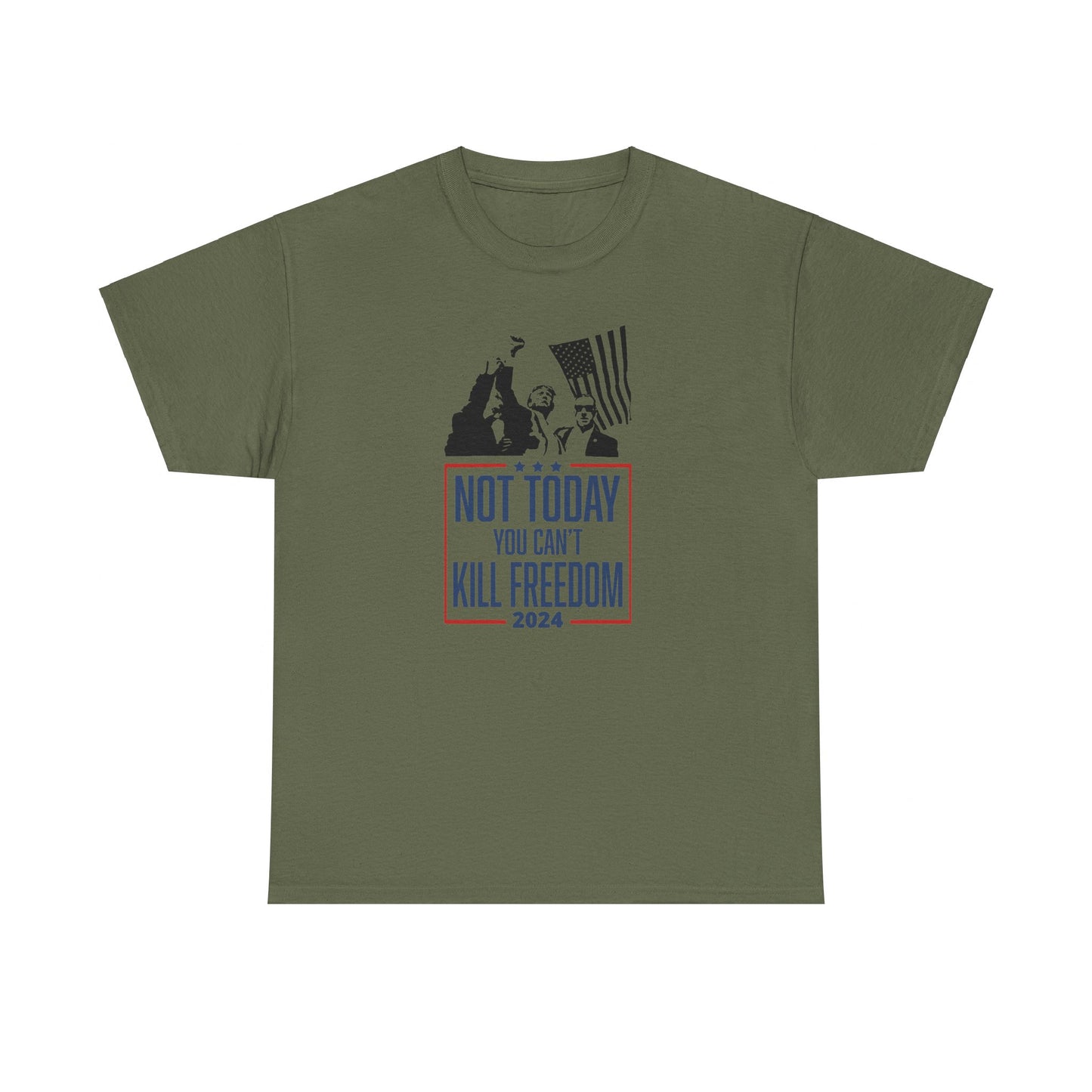 Trump-You Can’t Kill Freedom Tee - Kim’s Signature Beauty & Accessories (Store description)