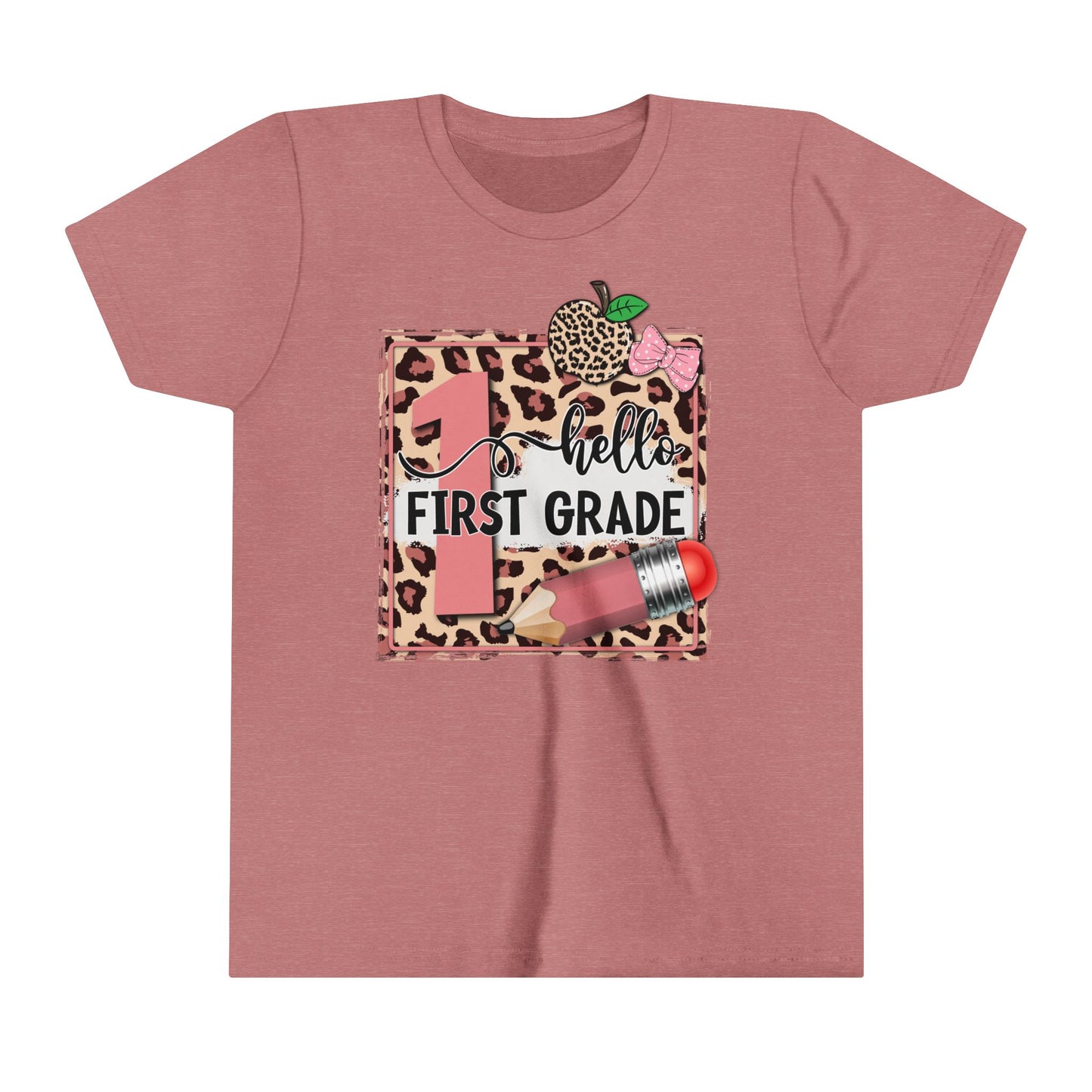 Hello First Grade Youth Tee - Kim’s Signature Beauty & Accessories (Store description)