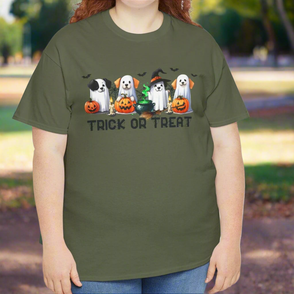 Trick-or-Treating Pups Tee - Kim’s Signature Beauty & Accessories