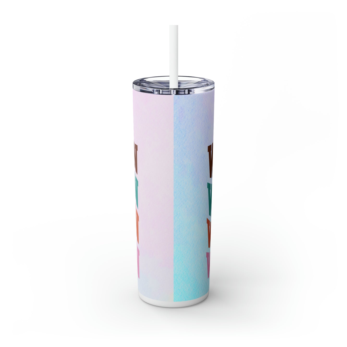 Western | Skinny Tumbler with Straw, 20oz - Kim’s Signature Beauty & Accessories (Store description)