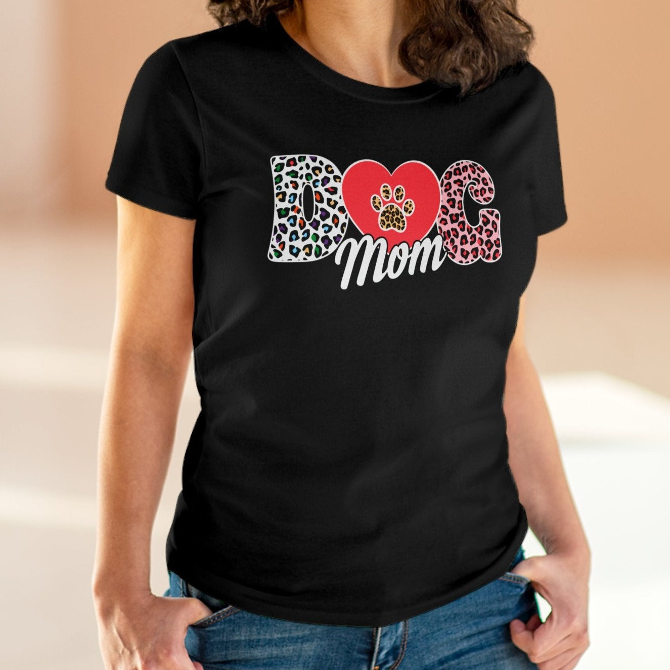 Dog Mom | Cotton Tee - Kim’s Signature Beauty & Accessories