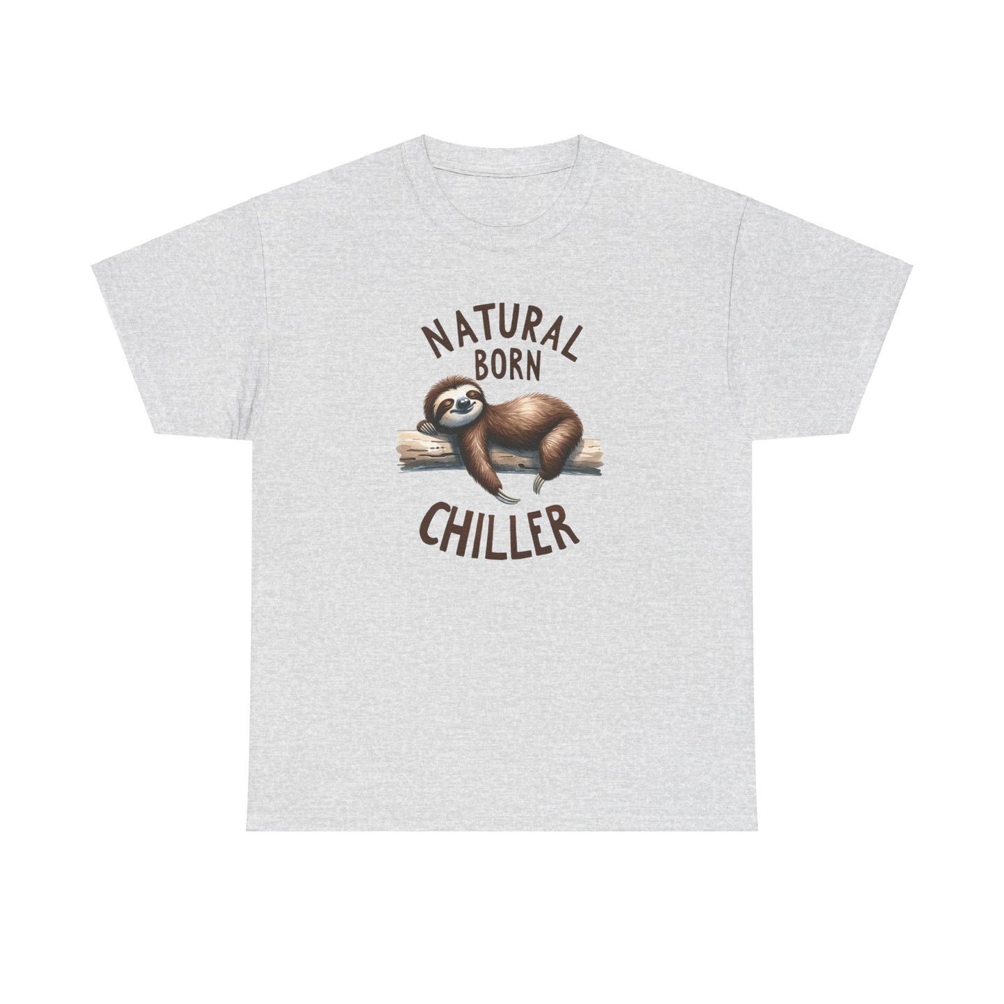Natural Born Chiller Sloth | Cotton Tee - Kim’s Signature Beauty & Accessories