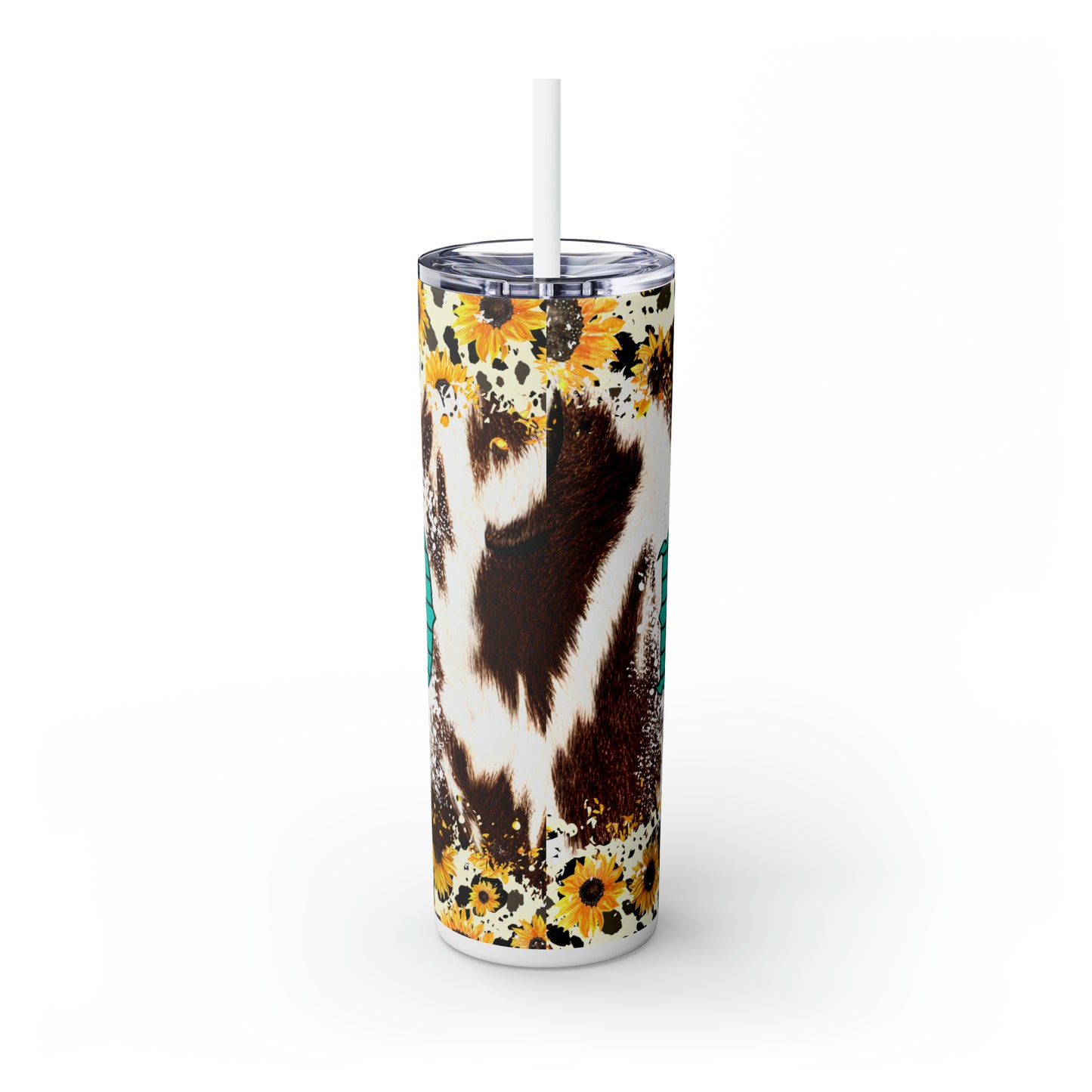 Run This Rodeo |Skinny Tumbler with Straw, 20oz - Kim’s Signature Beauty & Accessories