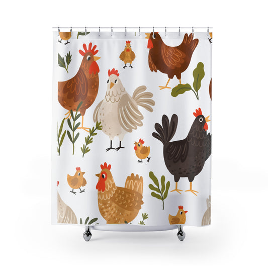 Rooster Time | Shower Curtains - Kim’s Signature Beauty & Accessories