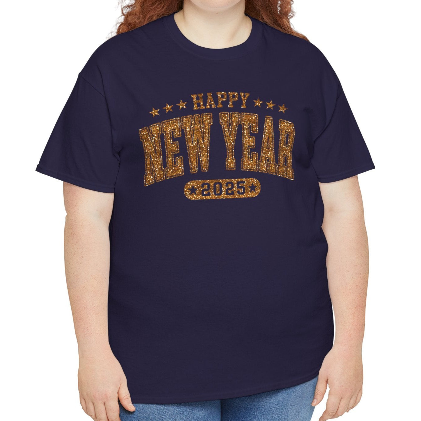 2025 Happy New Year Cotton Tee - Kim’s Signature Beauty & Accessories (Store description)