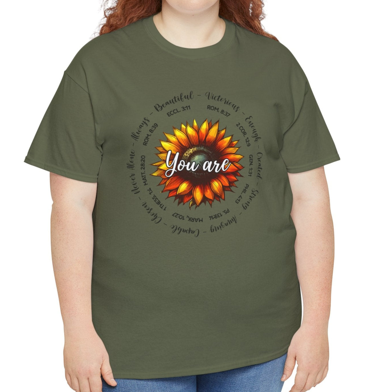 You Are.... Sunflower Faith Tee - Kim’s Signature Beauty & Accessories (Store description)