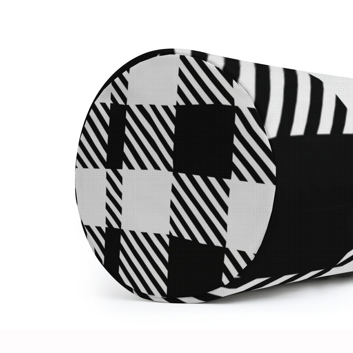 Black & white Checkered Foldable Basket - Kim’s Signature Beauty & Accessories