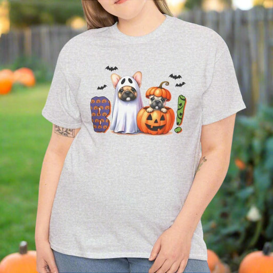 Boo! Dog-Themed Halloween Tee - Kim’s Signature Beauty & Accessories