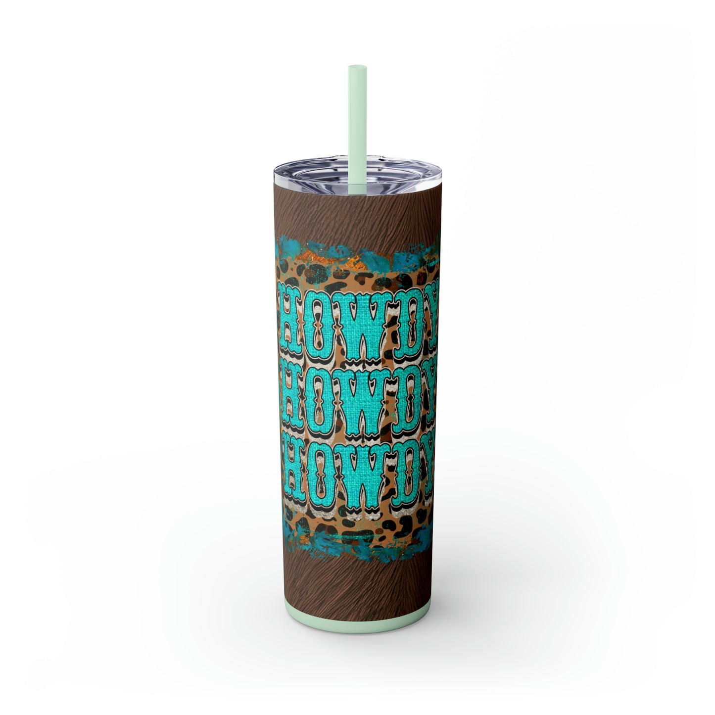 Howdy! | Skinny Tumbler with Straw, 20oz - Kim’s Signature Beauty & Accessories (Store description)