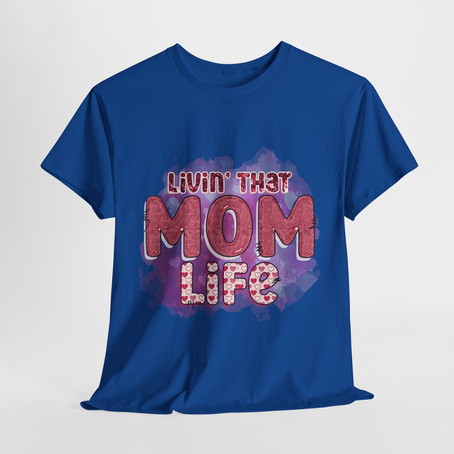 Livin that Mom Life | Cotton Tee - Kim’s Signature Beauty & Accessories