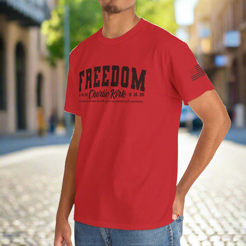 Freedom USA | Stylish Casual Wear, Comfortable Big Sizes, Unisex Cotton Tee - Kim’s Signature Beauty & Accessories
