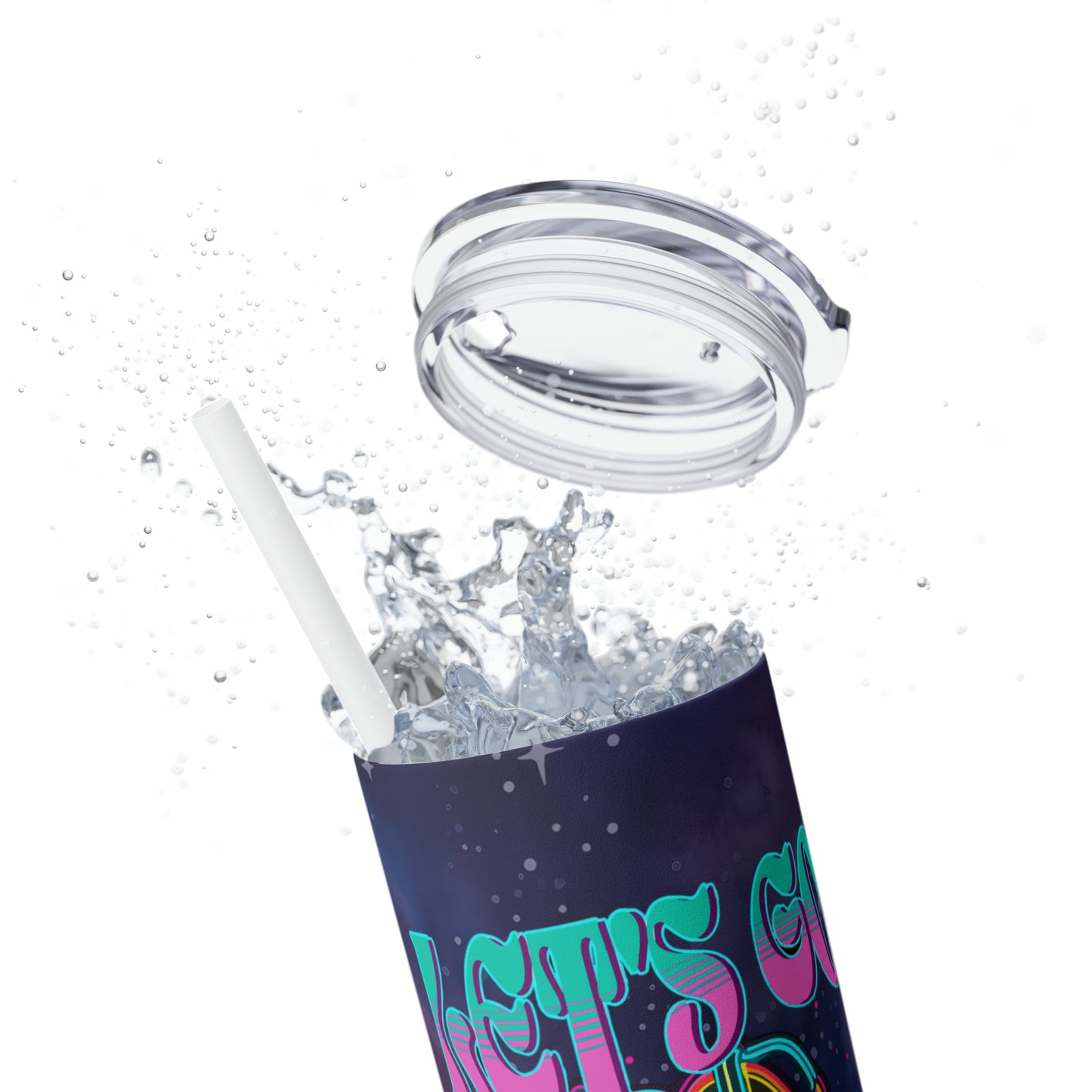 Let's Go Girls Skinny Tumbler with Straw, 20oz - Kim’s Signature Beauty & Accessories (Store description)