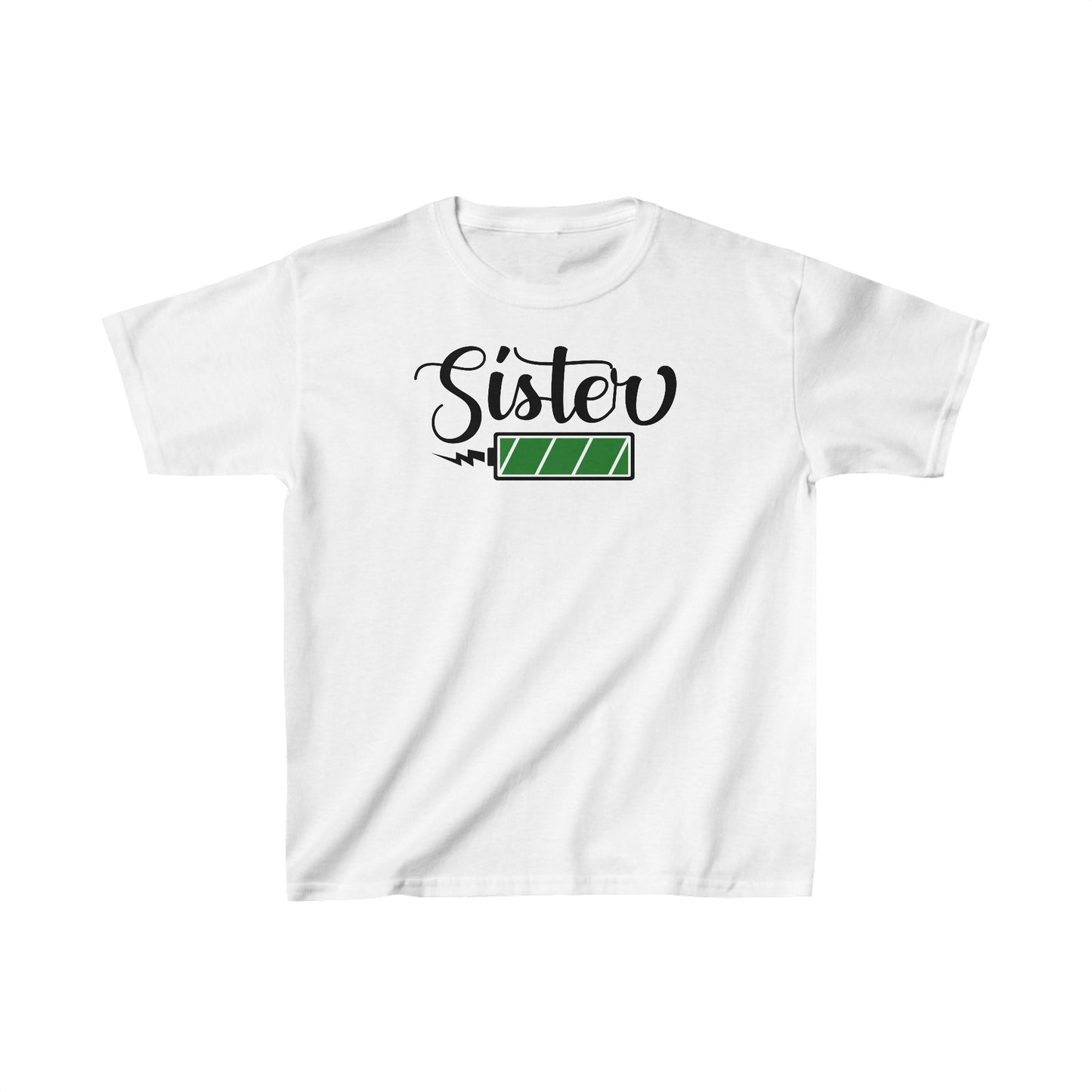 Energized Sister Kids Cotton Tee - Kim’s Signature Beauty & Accessories