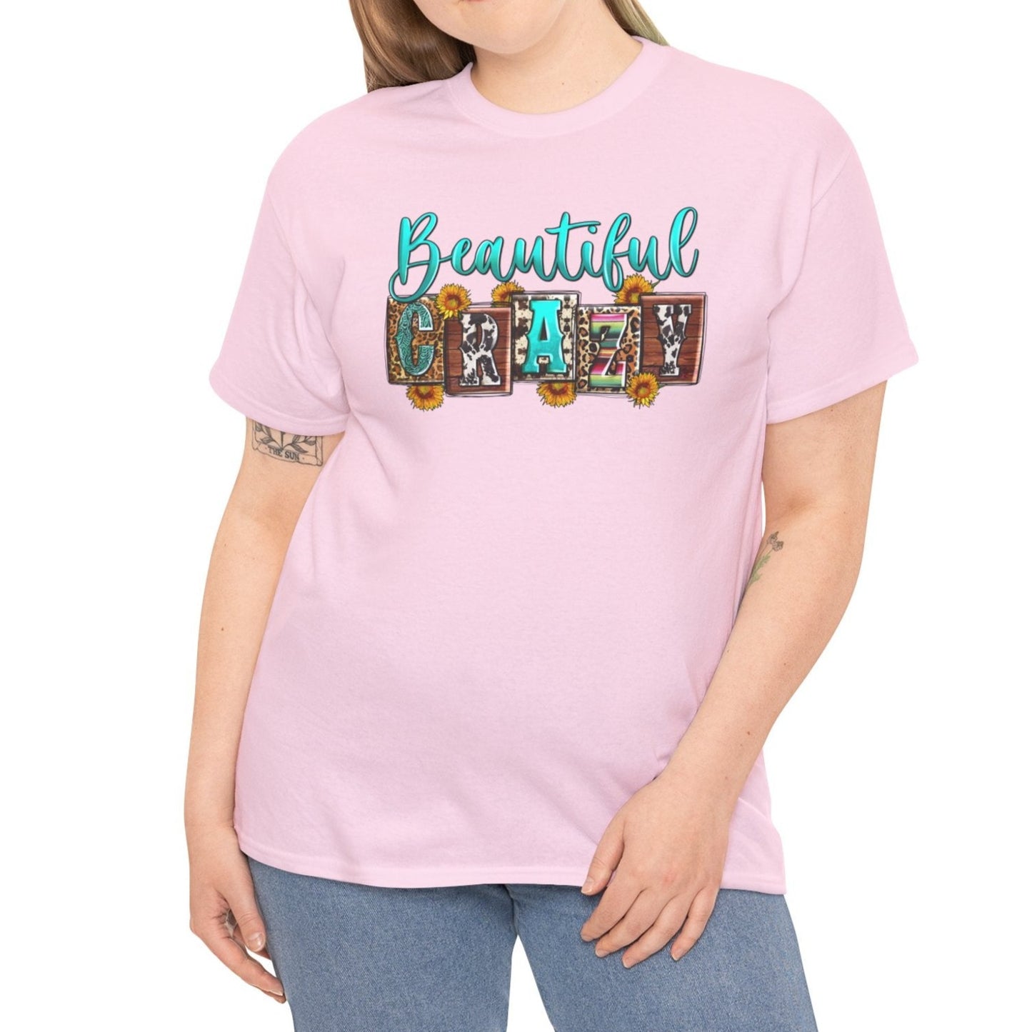 Beautiful Crazy | Cotton Tee - Kim’s Signature Beauty & Accessories (Store description)