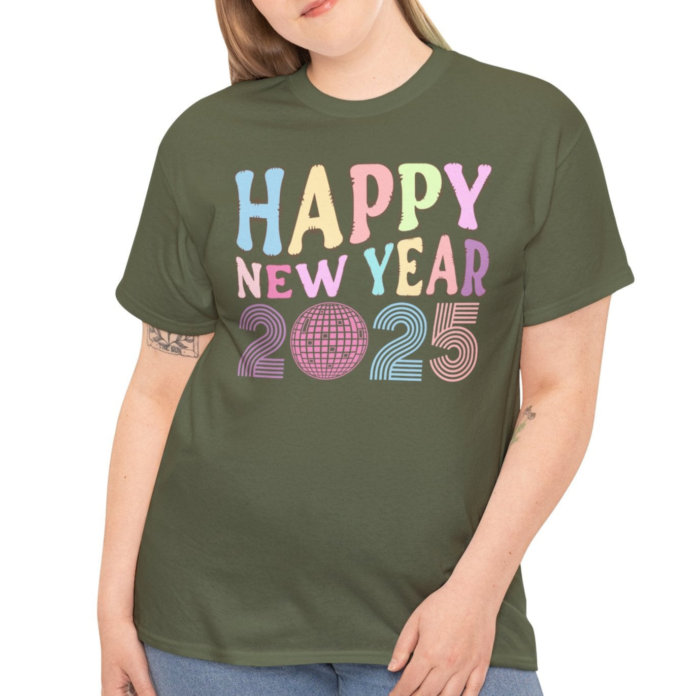 Happy New Year 2025 Retro Tee - Kim’s Signature Beauty & Accessories (Store description)