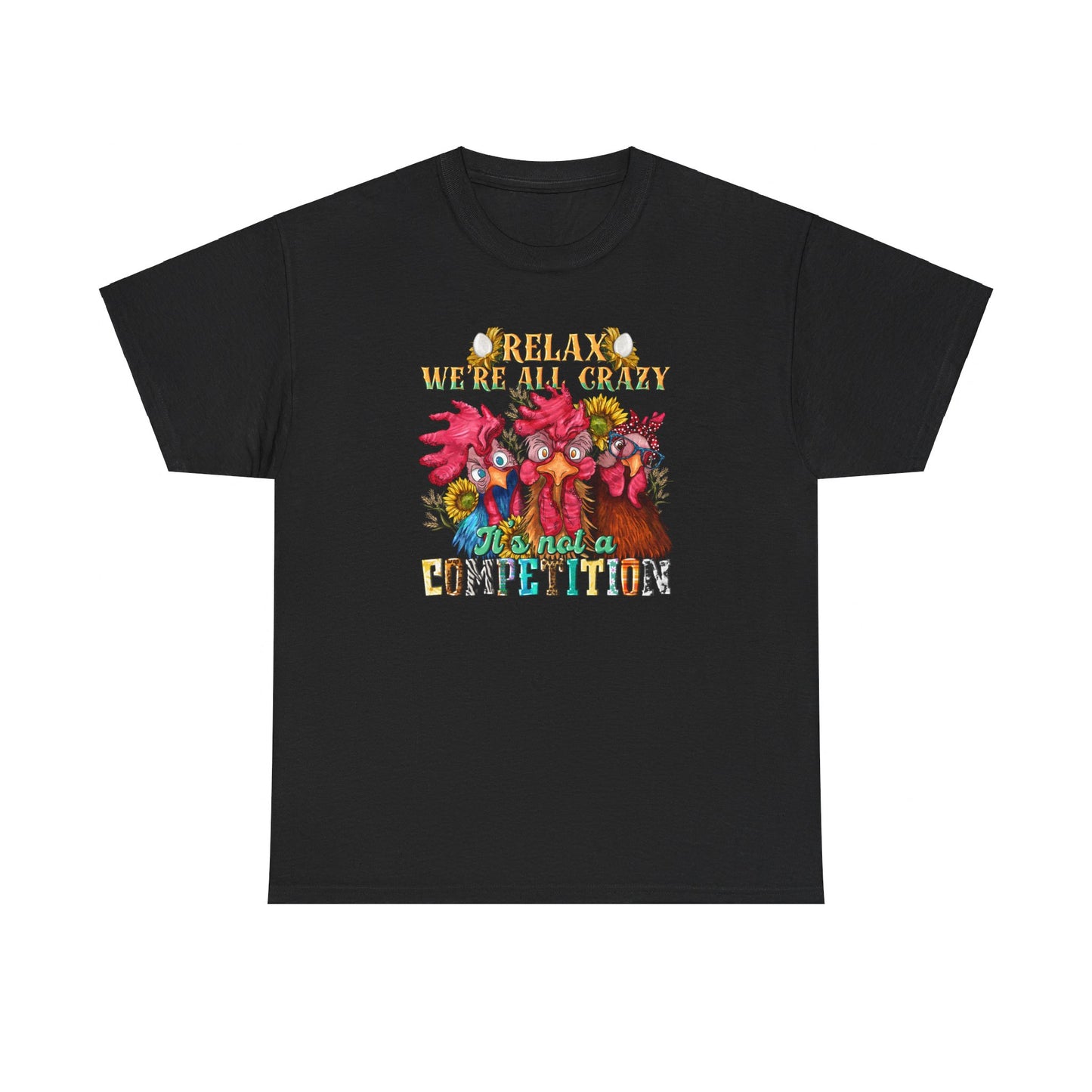 We're All Crazy | Cotton Tee - Kim’s Signature Beauty & Accessories (Store description)