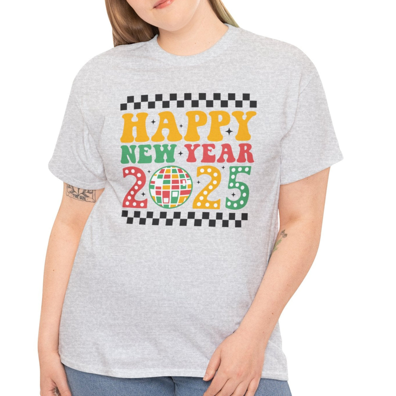 Happy New Year 2025 Cotton Tee - Kim’s Signature Beauty & Accessories (Store description)