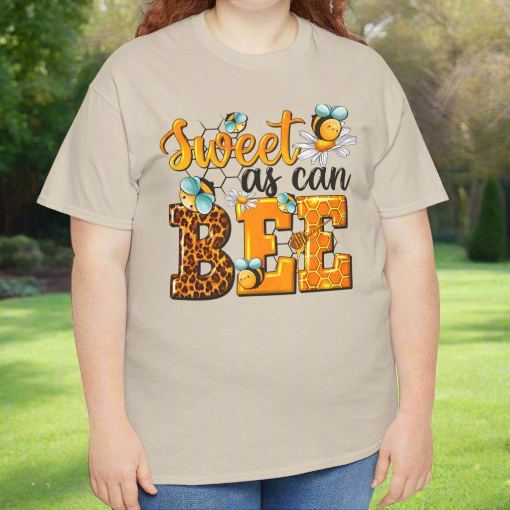 Sweet As Can Bee T-Shirt – Cute Bee Graphic Tee - Kim’s Signature Beauty & Accessories