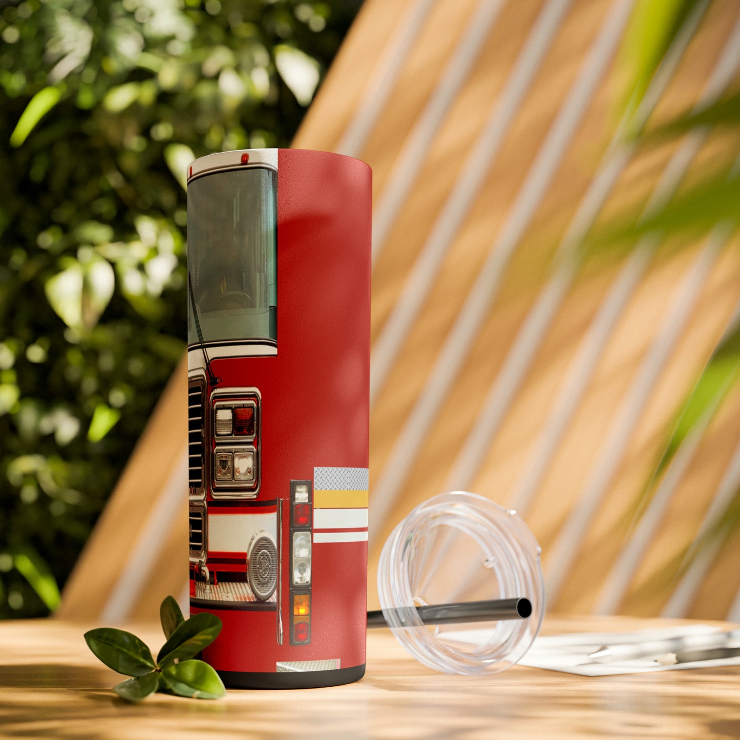 Firetruck Edition | 20oz Skinny Tumbler - Kimโs Signature Beauty & Accessories (Store description)