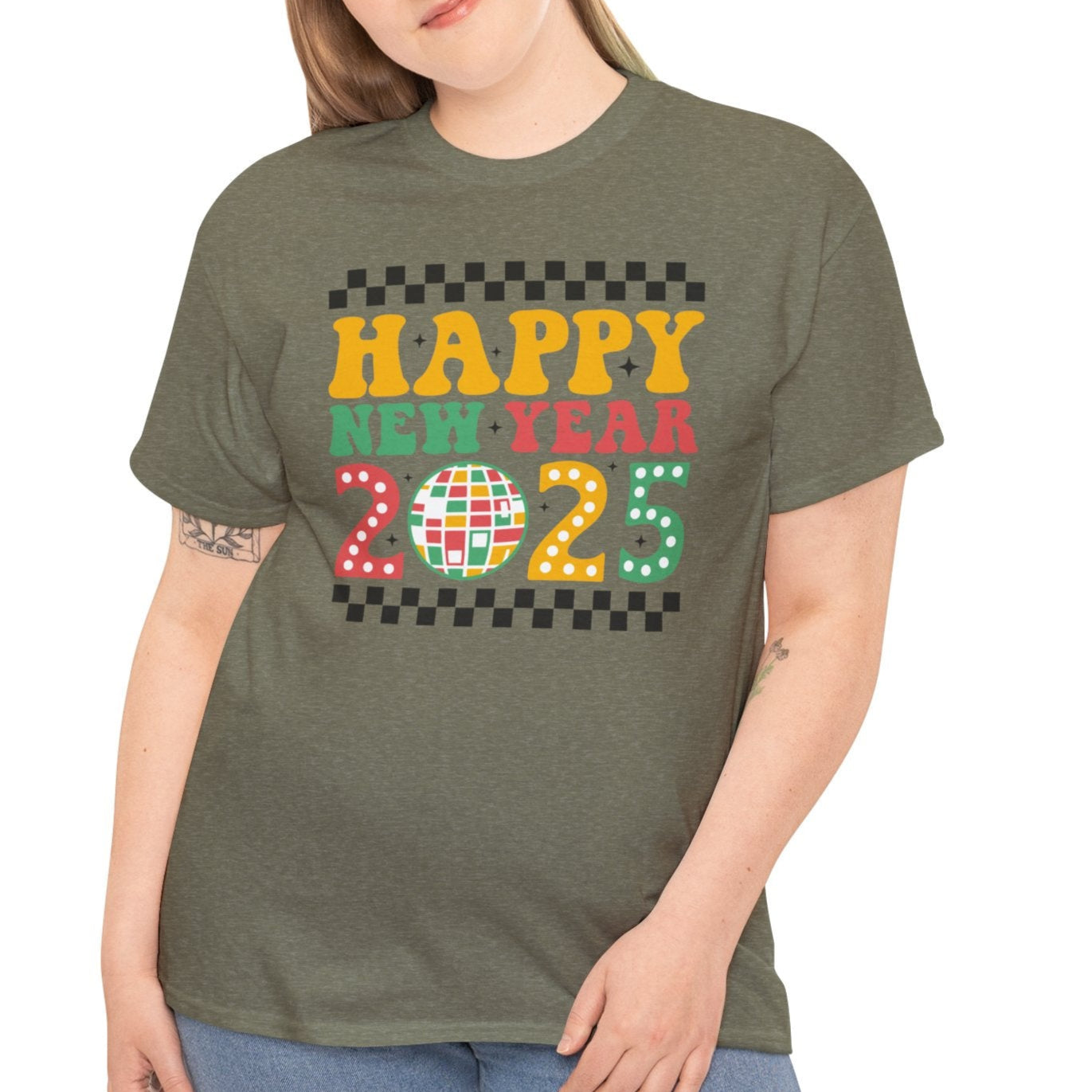 Happy New Year 2025 Cotton Tee - Kim’s Signature Beauty & Accessories (Store description)