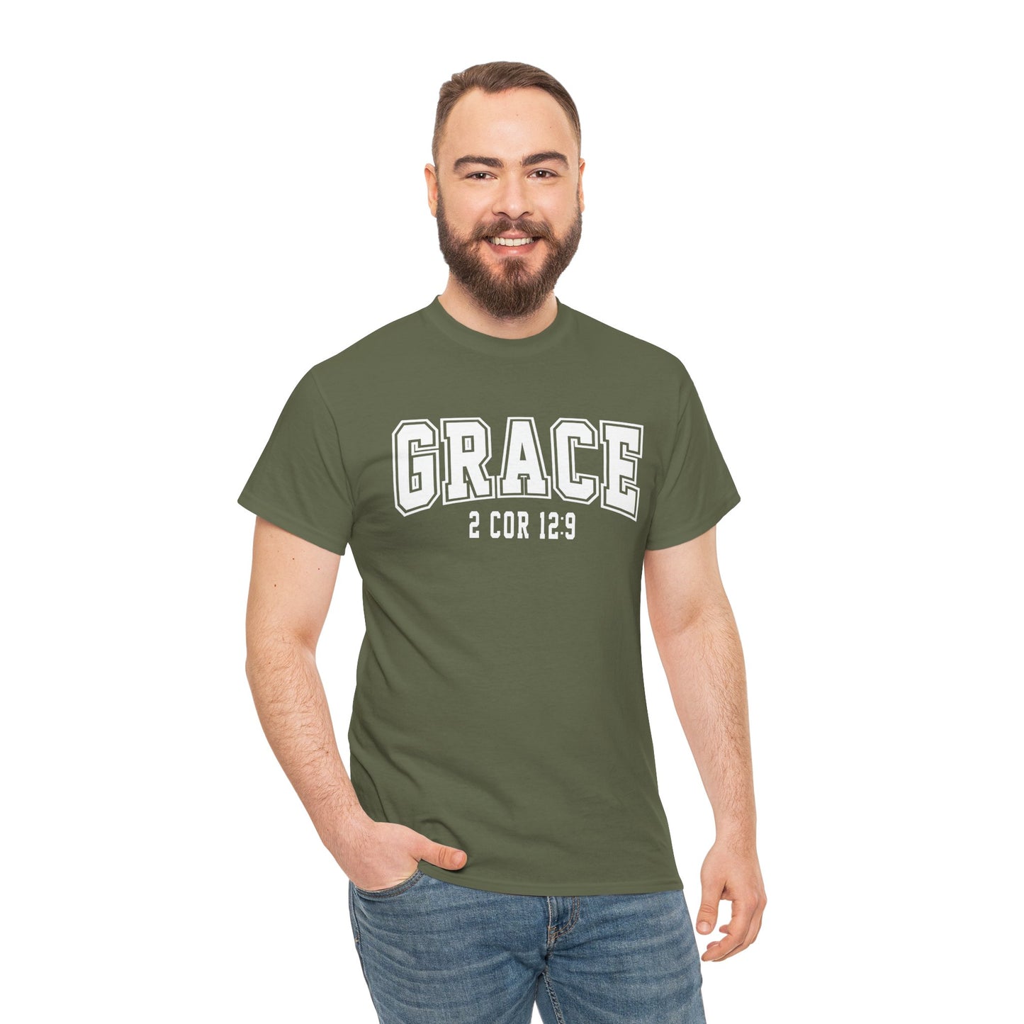 Graceful Faith Unisex Heavy Cotton Tee - Kim’s Signature Beauty & Accessories