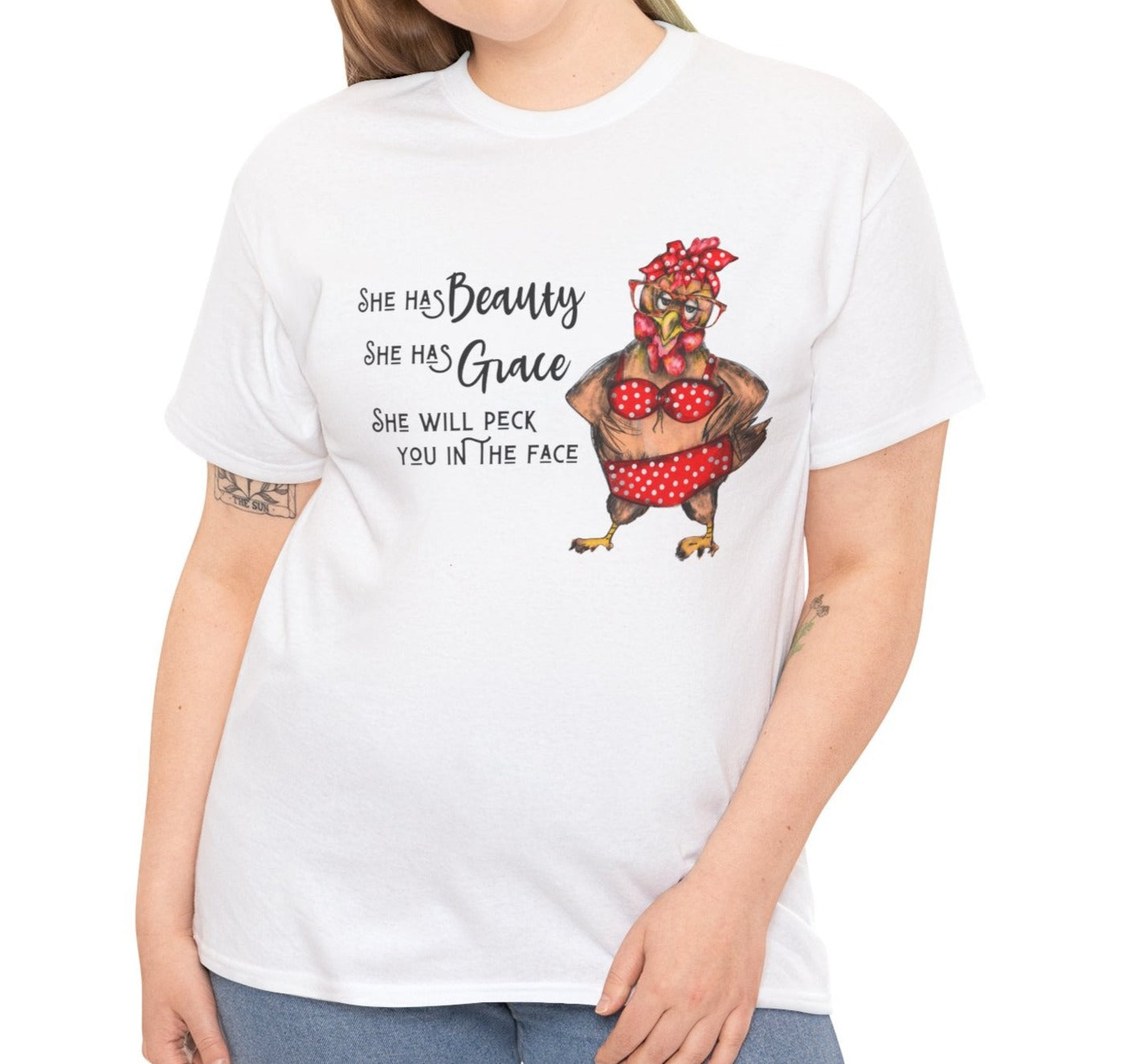 Clucky Chic Tee - Kim’s Signature Beauty & Accessories (Store description)