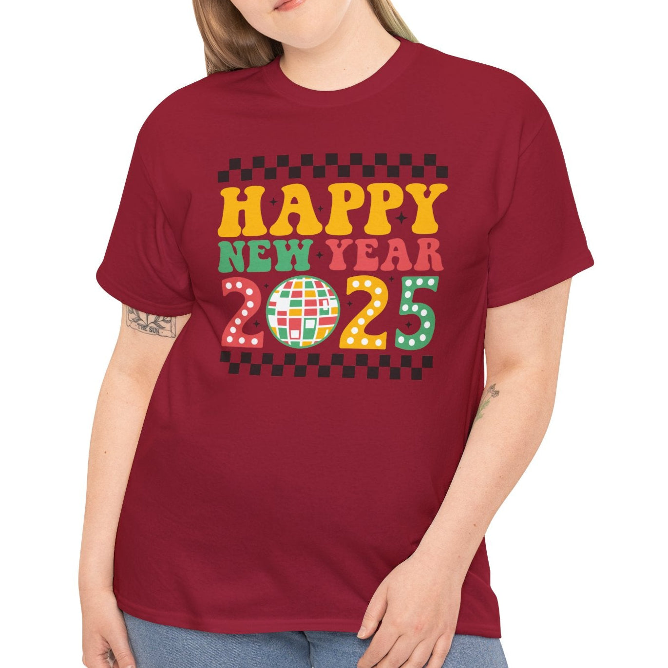 Happy New Year 2025 Cotton Tee - Kim’s Signature Beauty & Accessories (Store description)