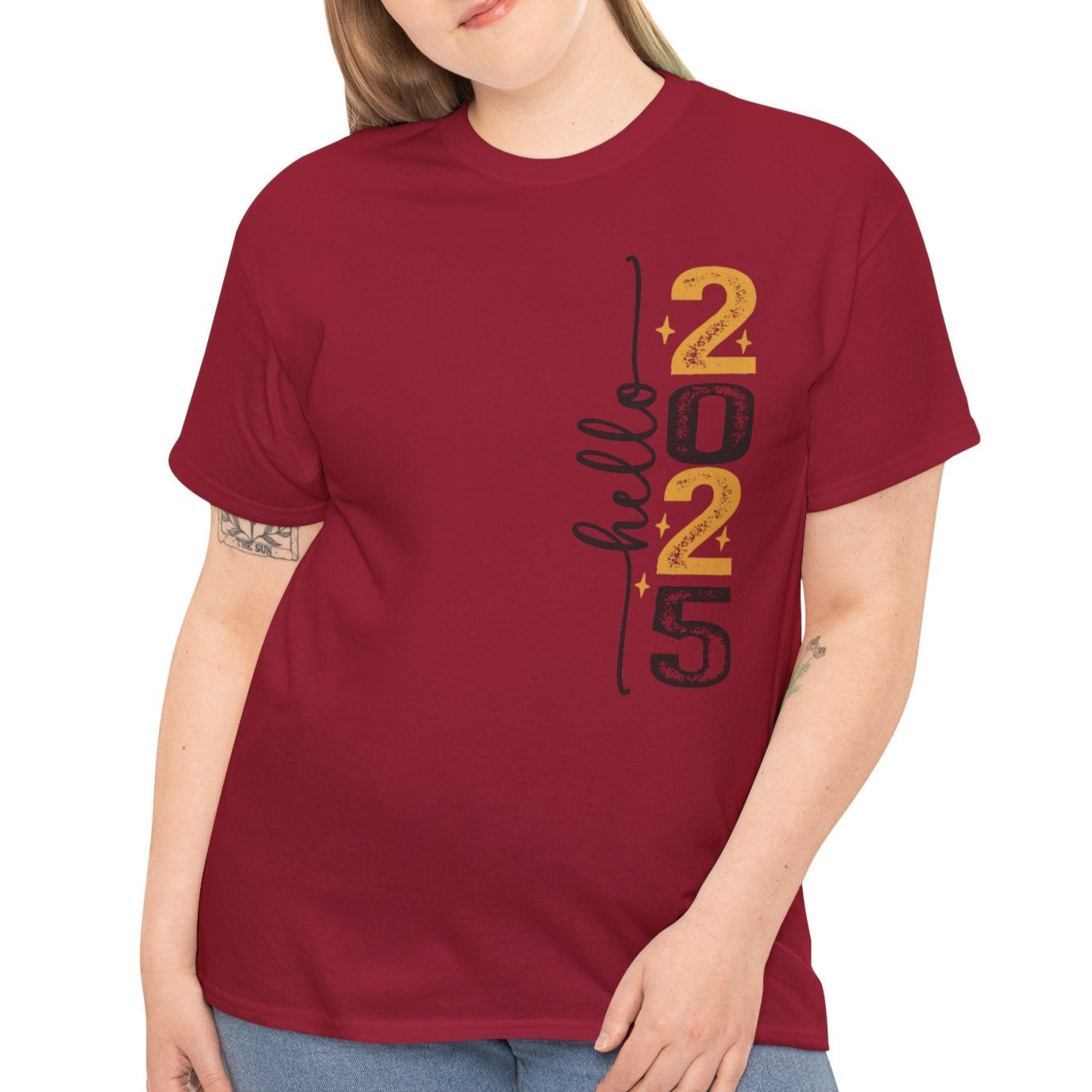 Hello 2025 Tee (front & Back Print) - Kim’s Signature Beauty & Accessories (Store description)
