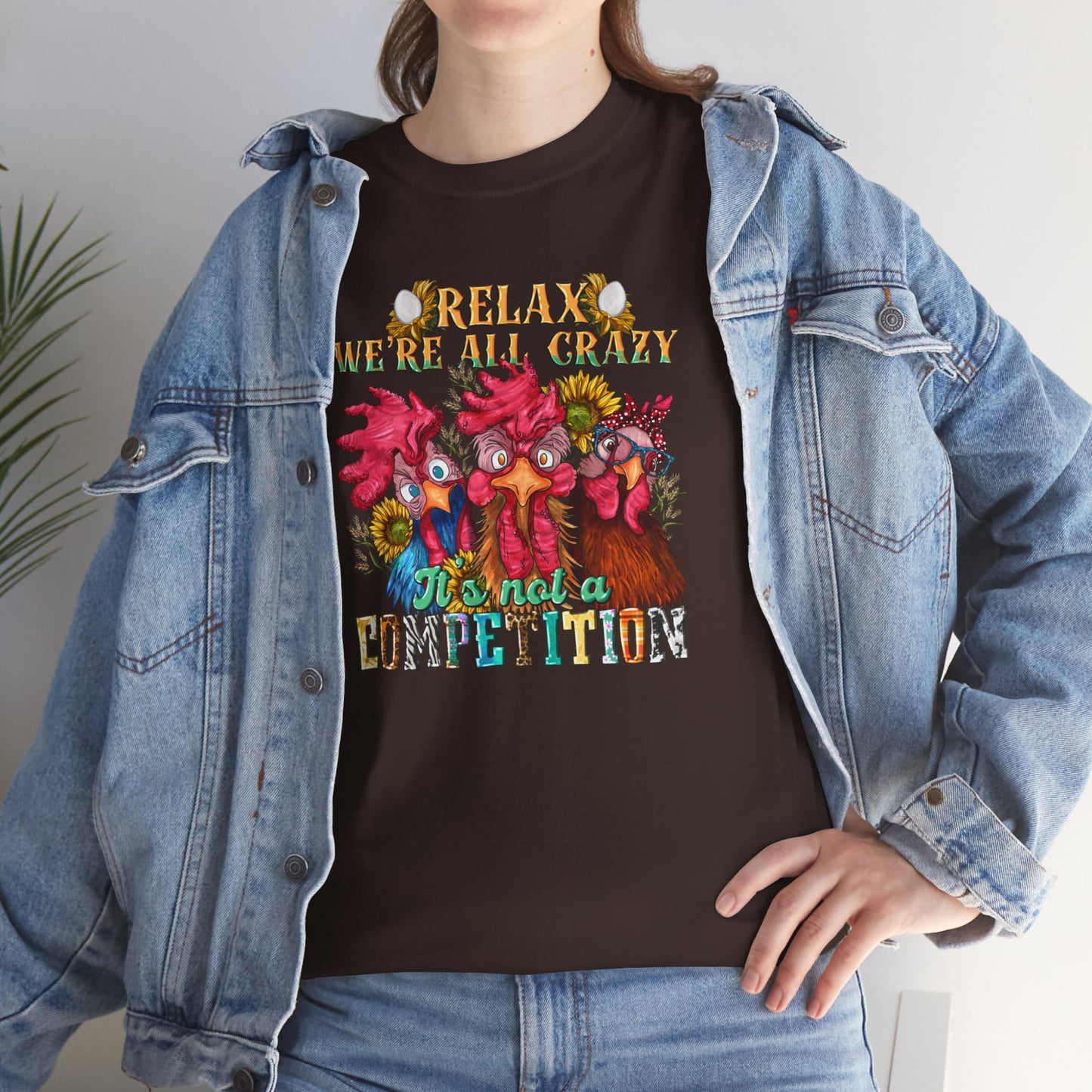 We're All Crazy | Cotton Tee - Kim’s Signature Beauty & Accessories (Store description)