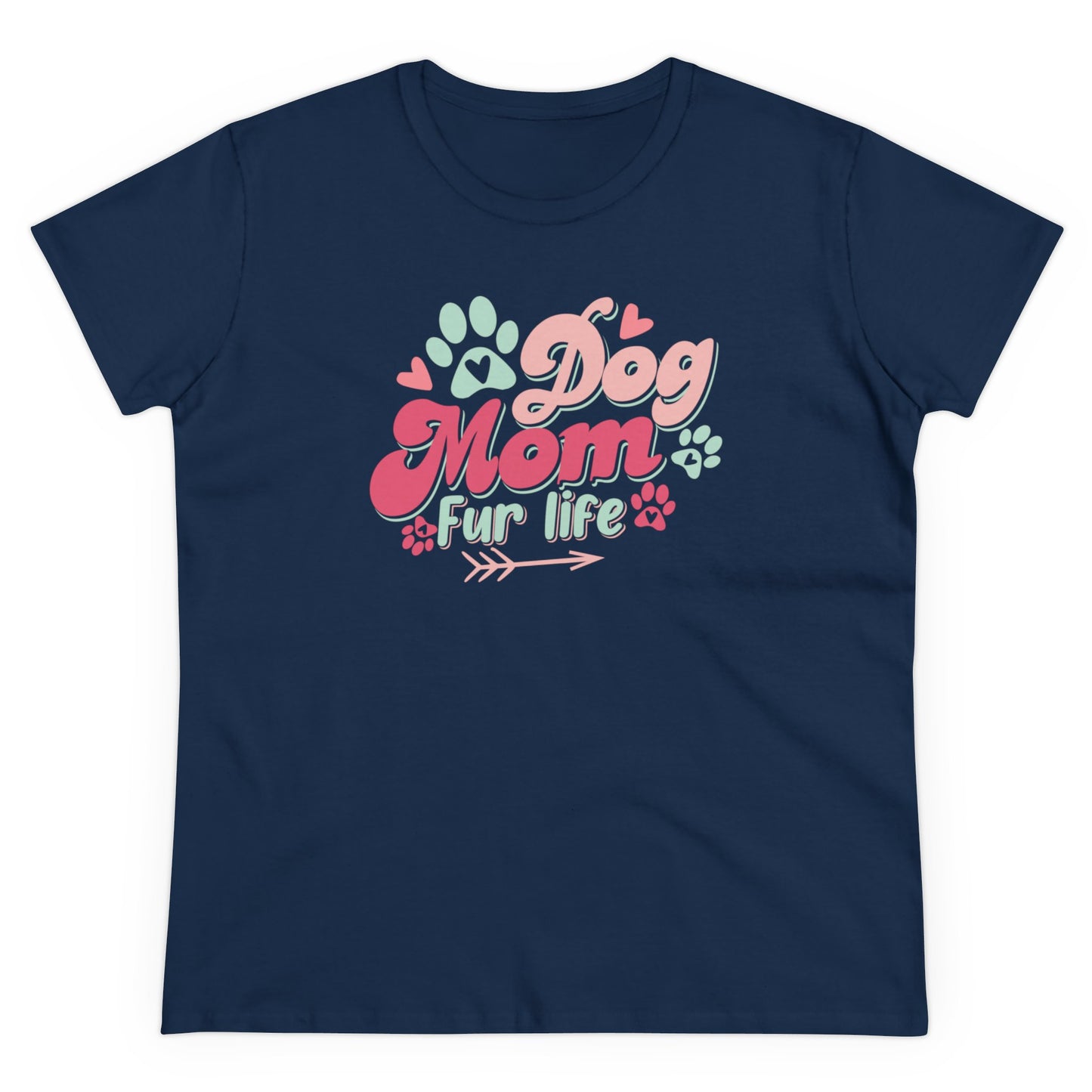 Dog Mom Furlife | Cotton Tee - Kim’s Signature Beauty & Accessories (Store description)