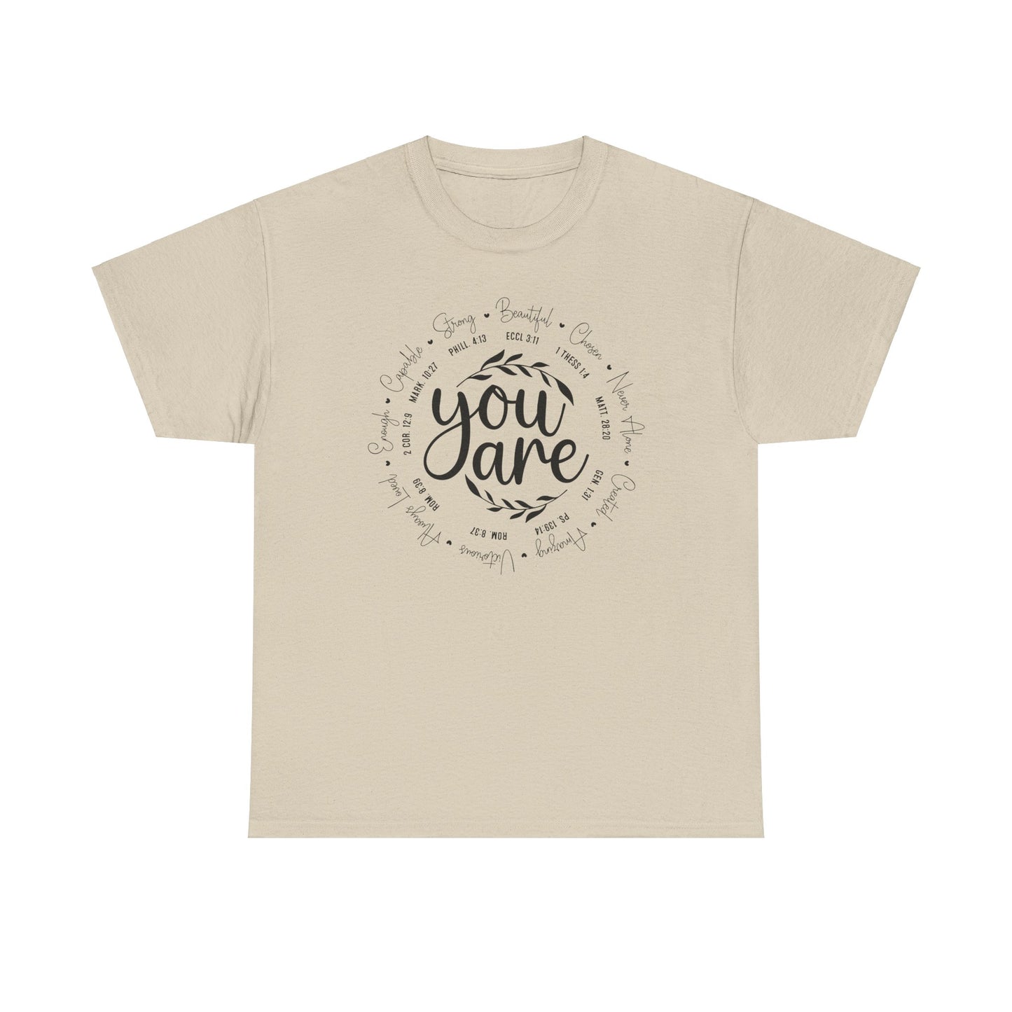 You Are...Scripture Tee - Kim’s Signature Beauty & Accessories (Store description)