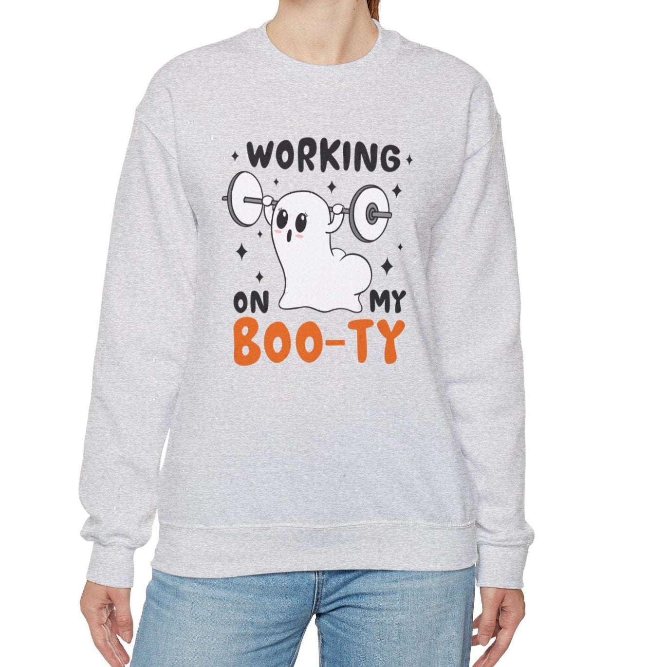 Working on My Booty Ghost Sweatshirt - Kim’s Signature Beauty & Accessories