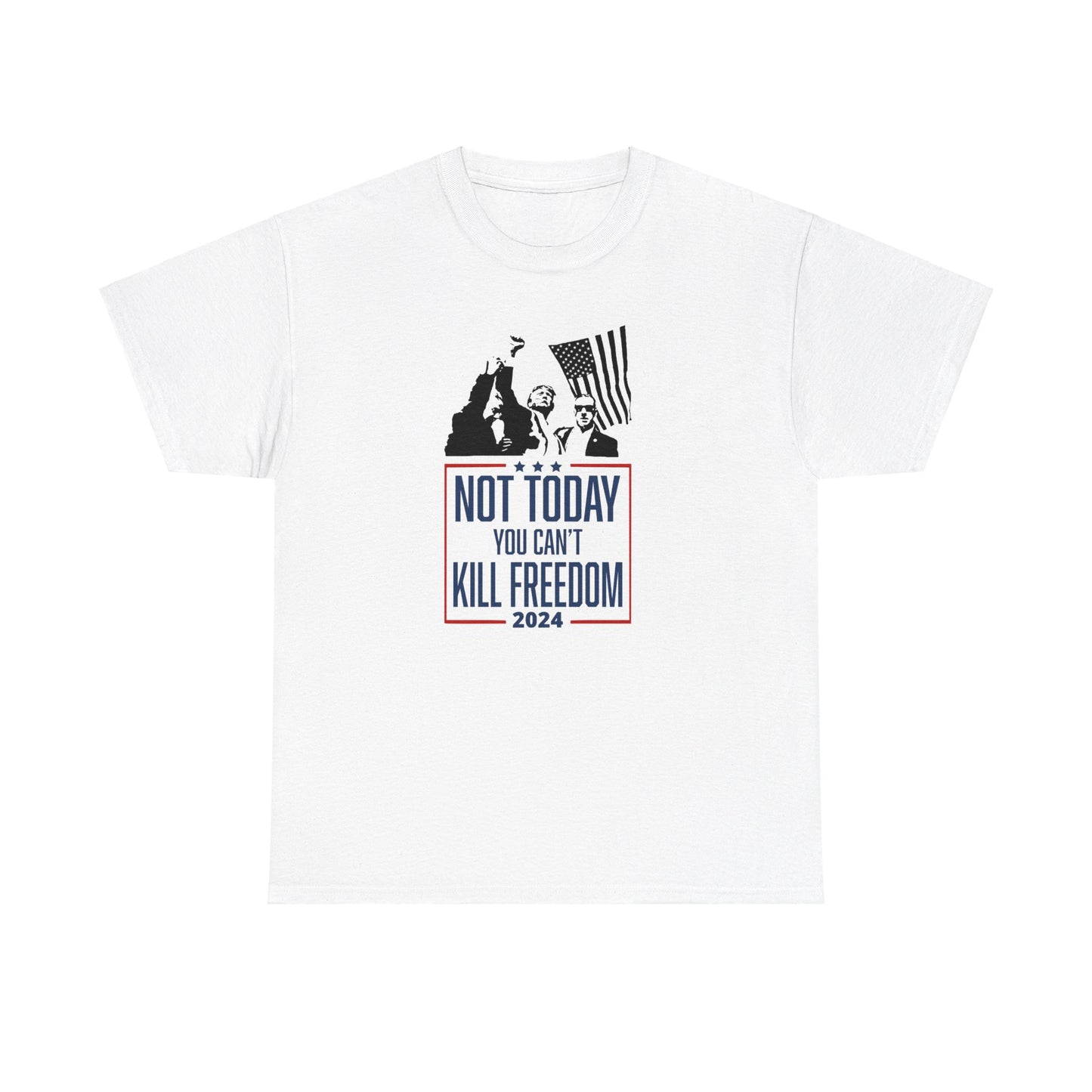 Trump-You Can’t Kill Freedom Tee - Kim’s Signature Beauty & Accessories (Store description)