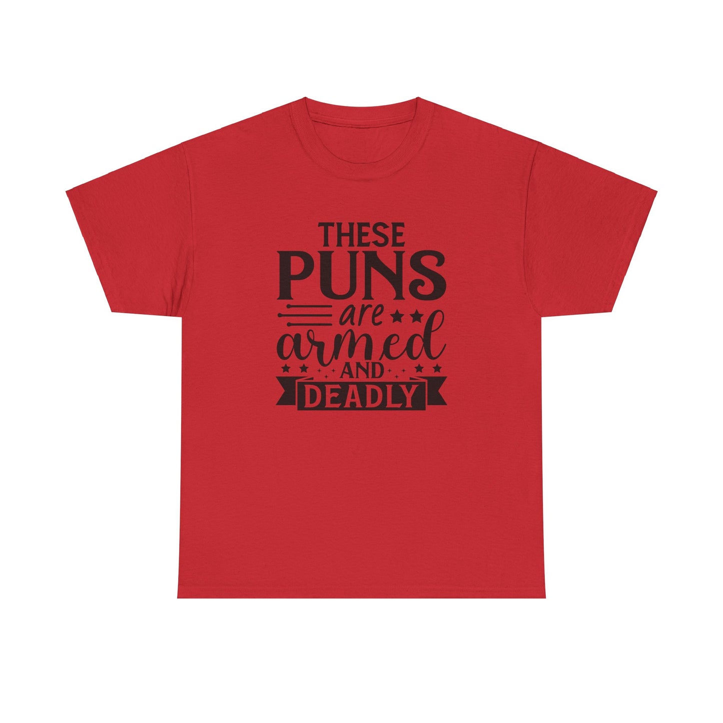 These Puns are Armed | Cotton Tee - Kim’s Signature Beauty & Accessories (Store description)