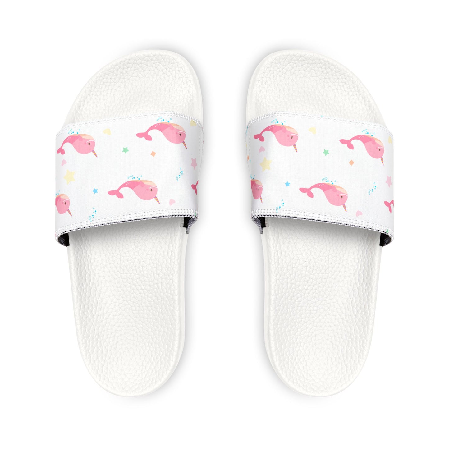 Youth Whale Print Removable-Strap Sandals - Fun Summer Footwear for Kids - Kim’s Signature Beauty & Accessories (Store description)