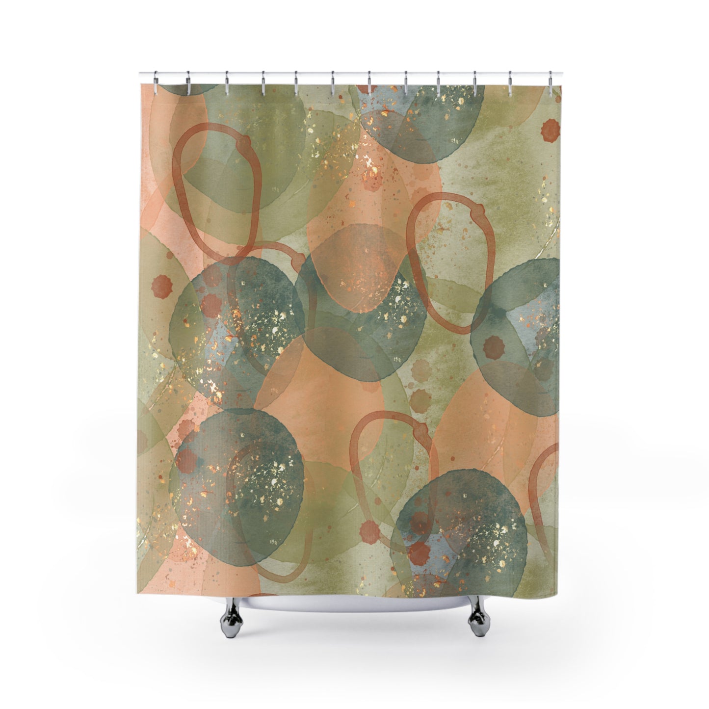 Abstract design | Shower Curtain - Kim’s Signature Beauty & Accessories (Store description)