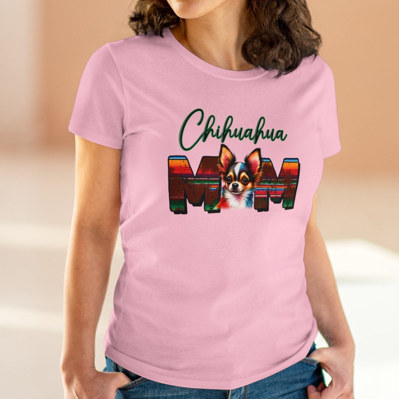 Chihuahua Mom Cotton Tee - Kim’s Signature Beauty & Accessories (Store description)